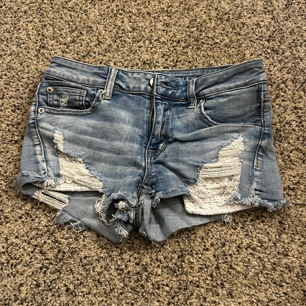 American eagle shortie shorts
